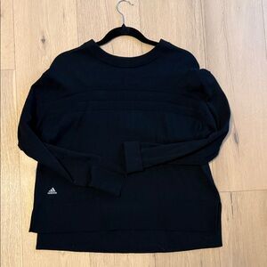 Adidas women's Classic Black Crewneck Golf Sweater
